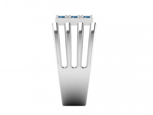 Mens diamond ring 002 3D 打印模型
