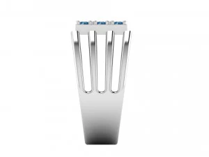 Mens diamond ring 002 3D Print Model