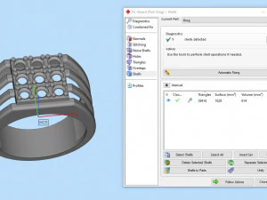 Mens diamond ring 002 3D Print Model
