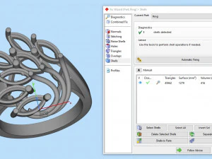 marquise engagement ring 3D Print Model