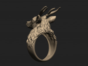 deer ring 3D Print Model