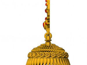 Peacock antique traditional earing Model Cetak 3D