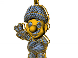 mario pendant 3D Print Model