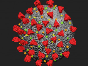 Corona virus pendant 3D Baskı Modeli