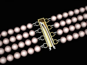 ネックレスクラスプロック 3Dプリントモデル