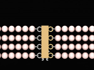 Necklace clasp lock 3D Baskı Modeli