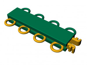 Necklace clasp lock 3D Baskı Modeli