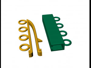 Necklace clasp lock 3D Print Model