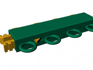 Necklace clasp lock 3D Baskı Modeli