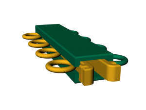 Necklace clasp lock 3D Baskı Modeli