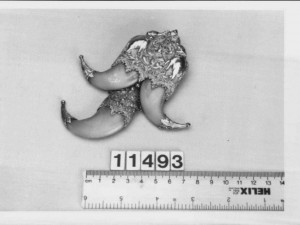 Tiger claw brooch Modello di stampa 3D