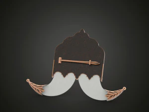 Tiger claw brooch 3D Print Model