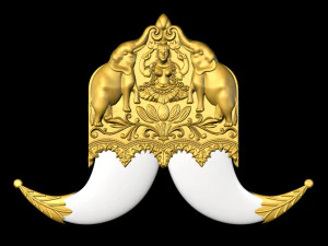 Tiger claw brooch 3D Print Model