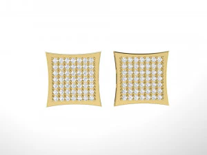 Kare pırlanta saplama k&uuml;pe 3D Baskı Modeli