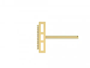 Kare pırlanta saplama k&uuml;pe 3D Baskı Modeli