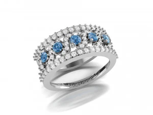 engagement ring 012 3D Print Model