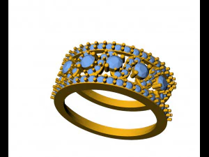 engagement ring 012 3D Print Model