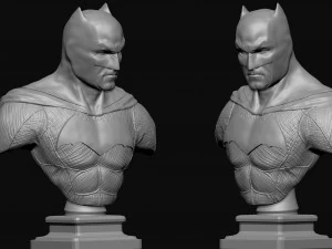 Busto de super-herói do Batman Modelo de Impressão 3D