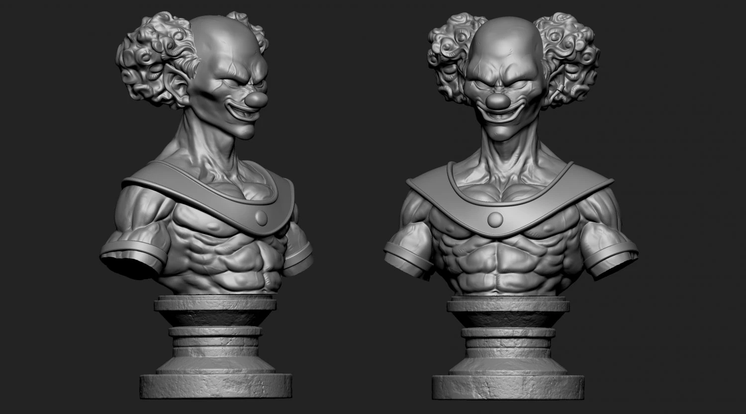 belmod bust 3D Print Model .c4d .max .obj .3ds .fbx .stl .blend 