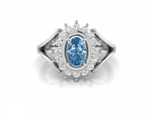 engagement ring 014 3D प्रिंट मॉडल