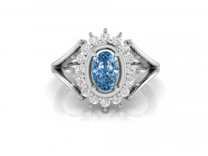 engagement ring 014 3D Print Model
