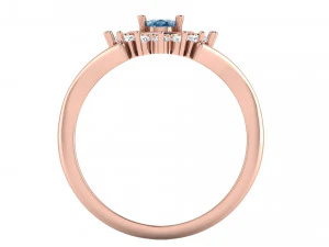 engagement ring 014 3D Print Model