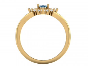 engagement ring 014 3D प्रिंट मॉडल