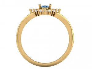 engagement ring 014 3D Print Model