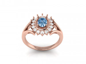 engagement ring 014 3D प्रिंट मॉडल