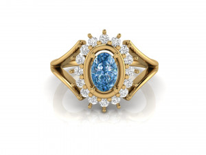 engagement ring 014 3D प्रिंट मॉडल