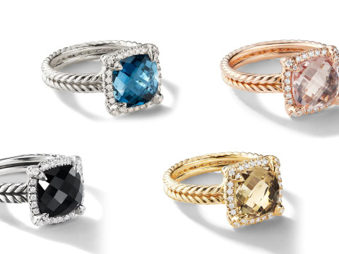 Stylish Modern Cushion Engagement Ring 3Dプリントモデル