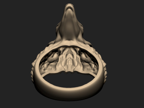 Deer Ring Modello di stampa 3D