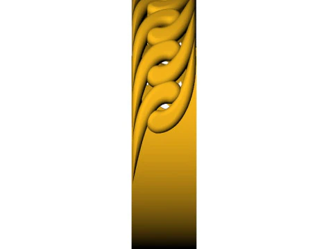Titanium Gents Band 3D Print Model