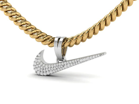 Nike Logo Pendant 3D Print Model
