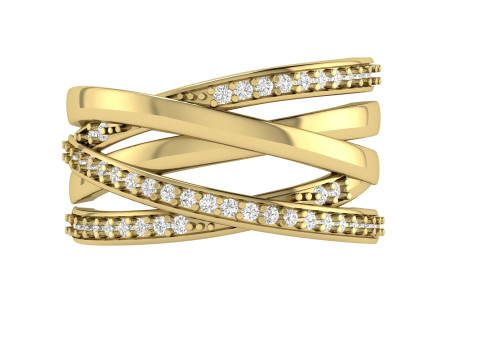 Pandora Diamond Ring 3D 打印模型