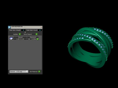 Pandora Engagement Ring 3D Print Model
