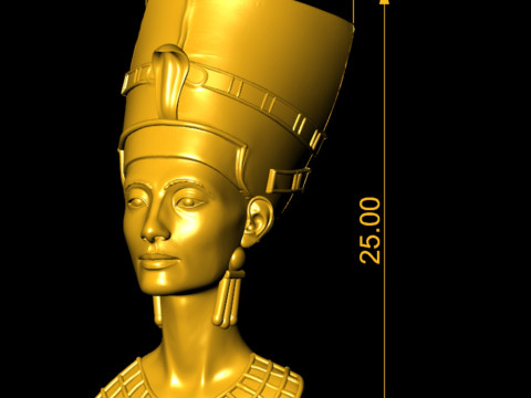 Egyptian Face 25D Model 3D Print Model