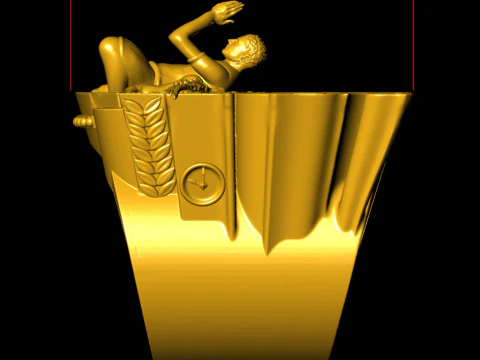 Jesus Praying Hands Signet Ring 3D Print Model