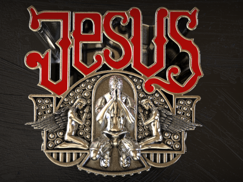 Jesus Praying Hands Signet Ring Modelo de Impressão 3D