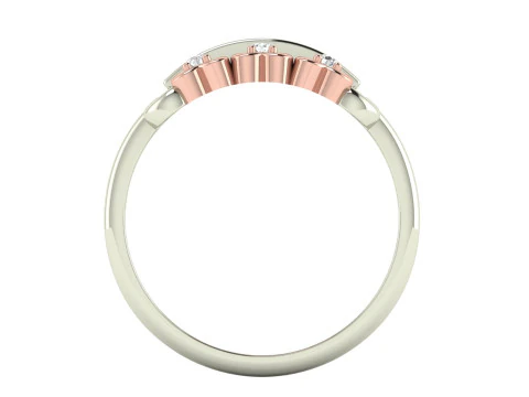 Bague Corde Coeur Modèles 3D en vedette