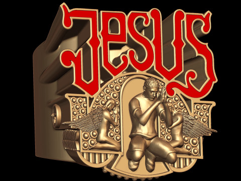Jesus Signet Ring 3D 프린트 모델