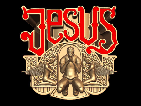 Jesus Signet Ring 3D 프린트 모델