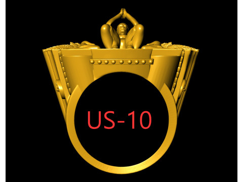 Jesus Signet Ring 3D 프린트 모델