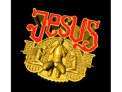 Jesus Signet Ring 3D 프린트 모델