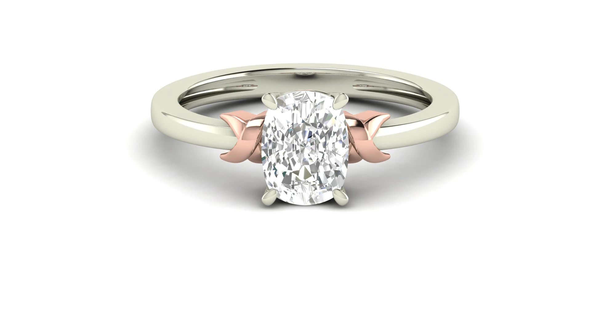 Princess Ribbon Ring 3D Print Model .c4d .max .obj .3ds .fbx .stl .blend 