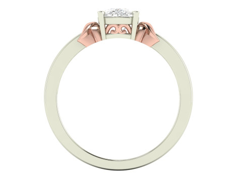 Princess Ribbon Ring Modello di stampa 3D