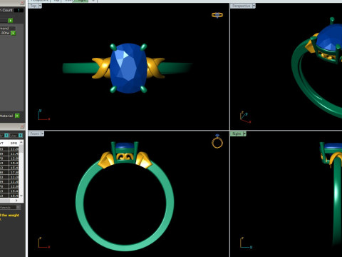 Princess Ribbon Ring Modello di stampa 3D