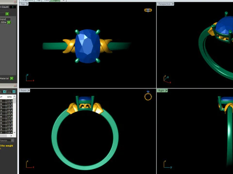 Princess Ribbon Ring 3D Print Model
