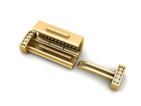 6 mm Diamond Lock Box for Jewelry 3D 打印模型