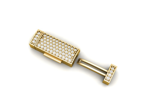 6 mm Diamond Lock Box for Jewelry 3D 打印模型